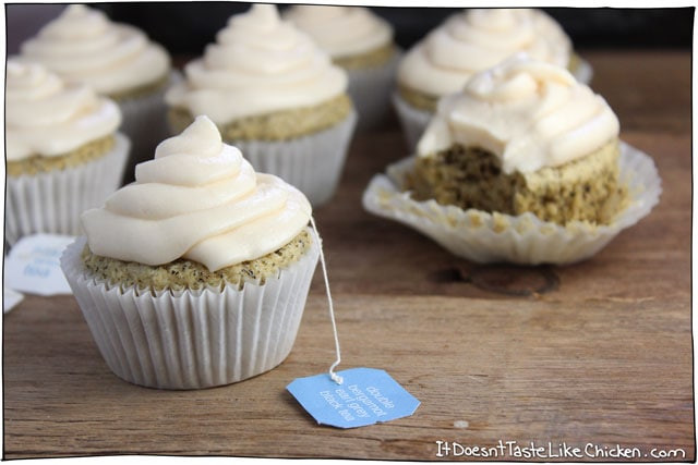 Earl Grey Cupcakes
 Vegan Earl Grey Cupcakes