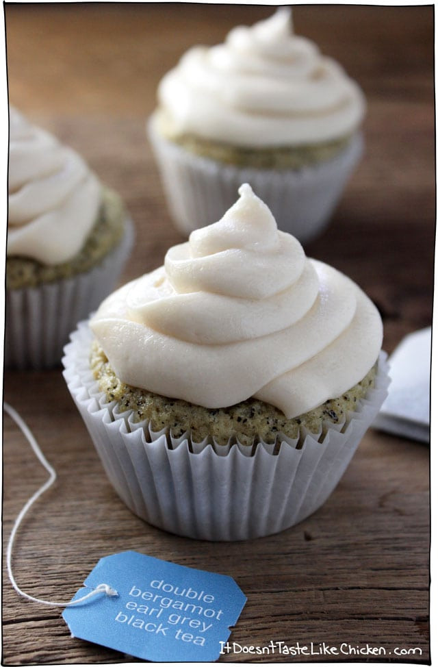 Earl Grey Cupcakes
 Vegan Earl Grey Cupcakes