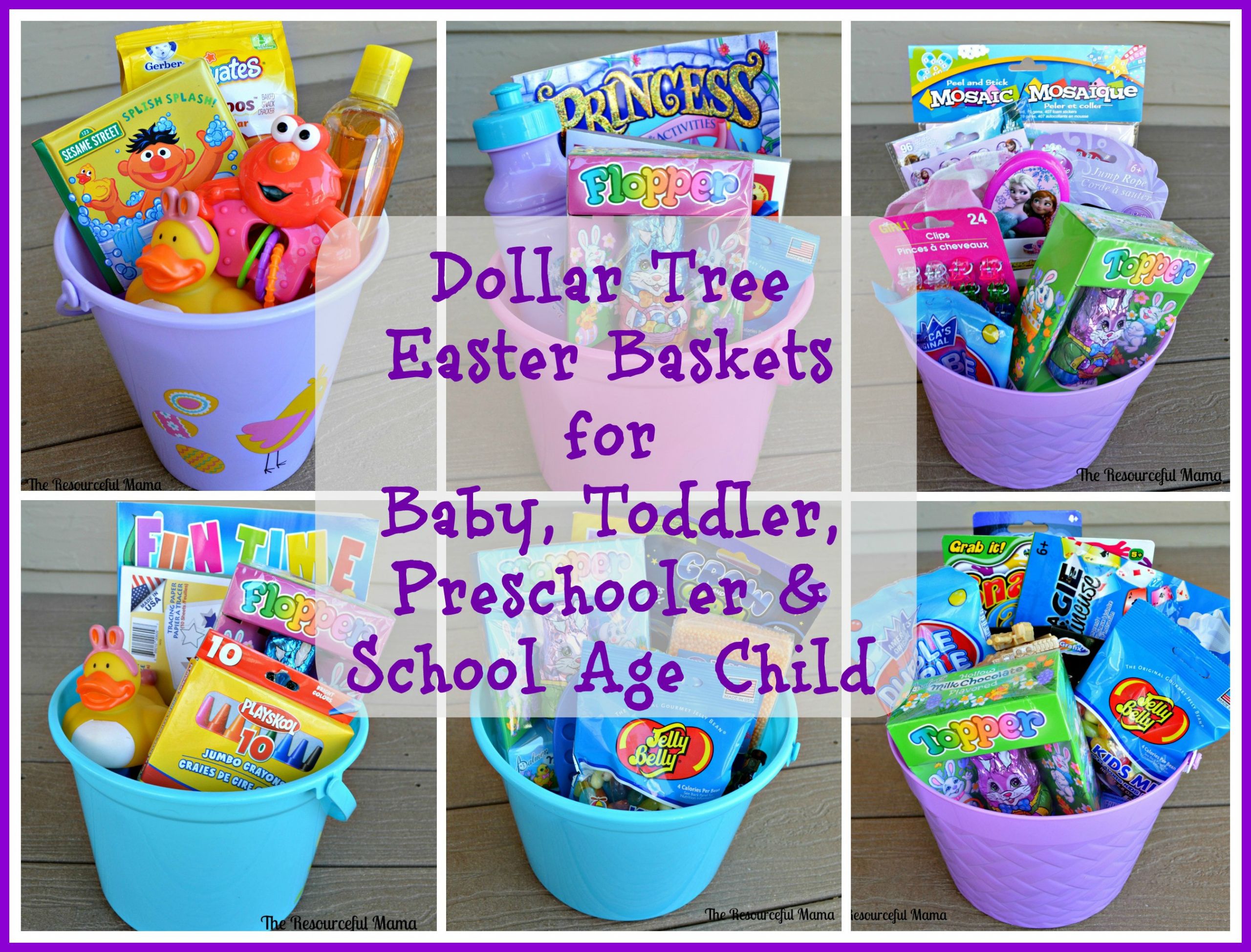 Easter Basket Gift Ideas For Toddlers
 Dollar Tree Easter Baskets The Resourceful Mama