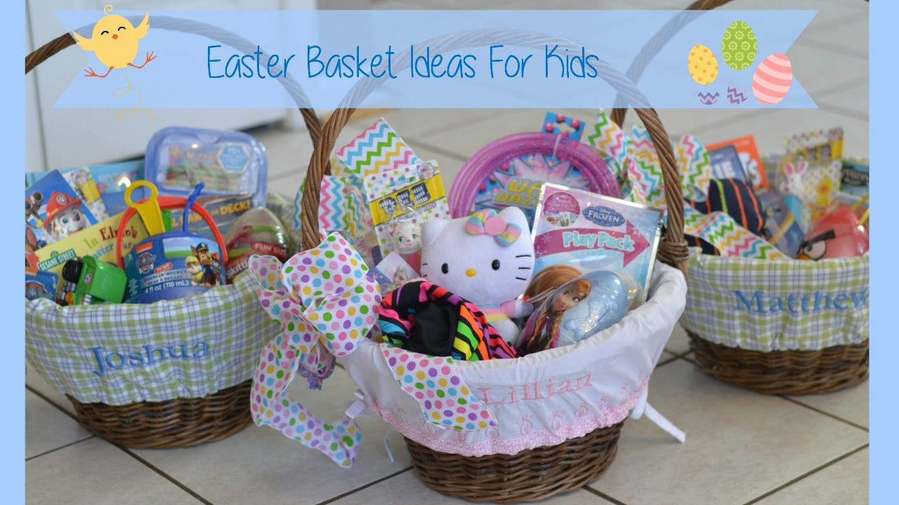 Easter Basket Gift Ideas For Toddlers
 Easter Basket Ideas For Kids