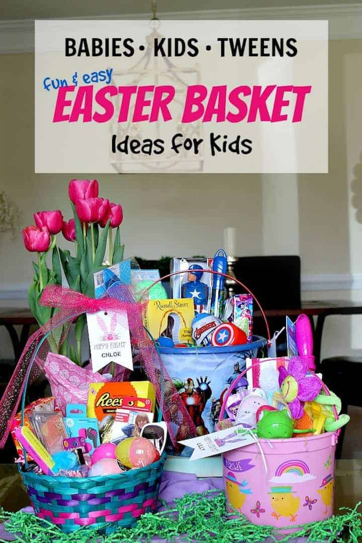 Easter Basket Gift Ideas For Toddlers
 Kids Easter Basket Ideas Made Easy For Baby Kids and Tween