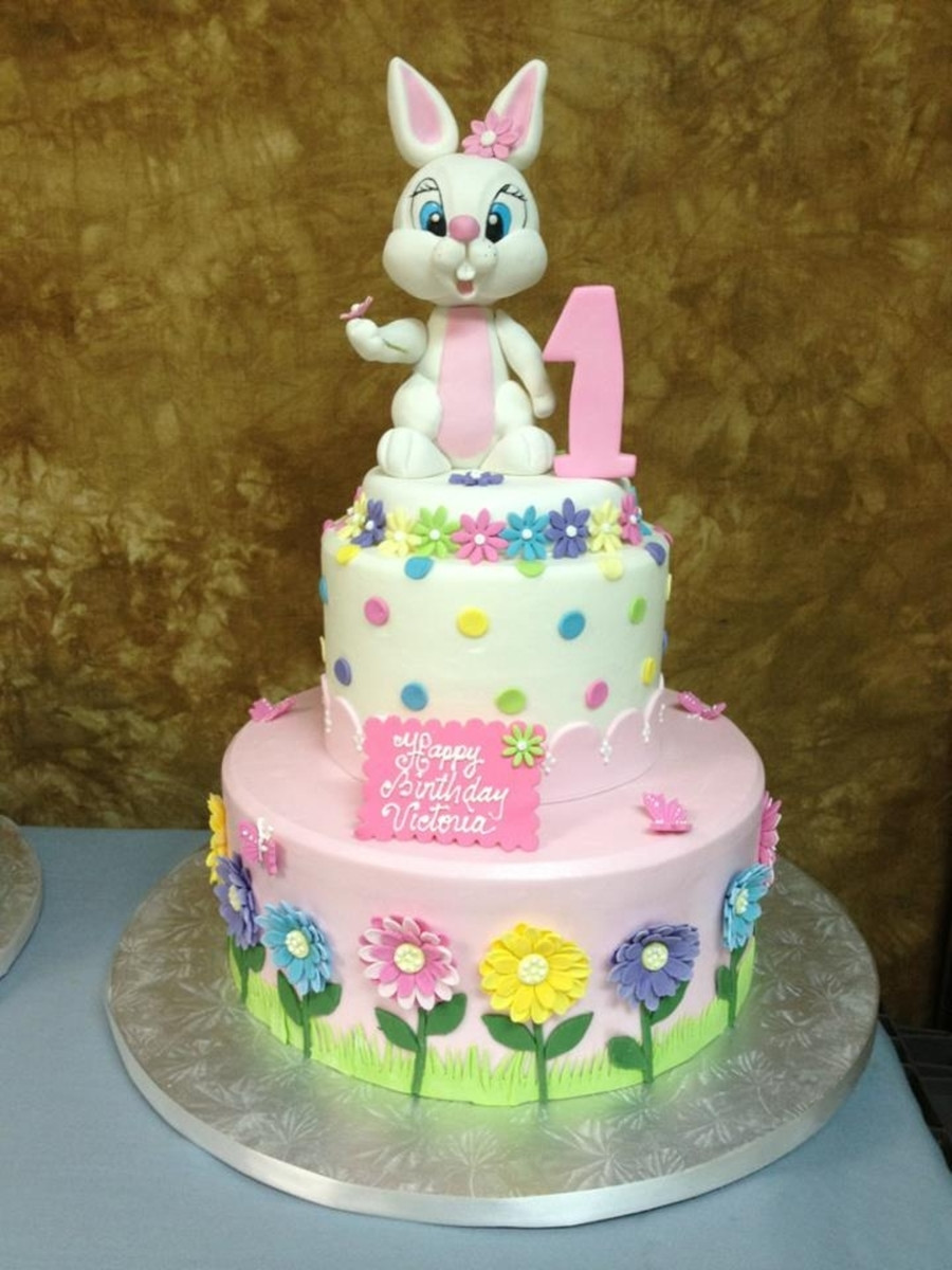 Easter Birthday Cake
 Easter Bunny Birthday Cake CakeCentral