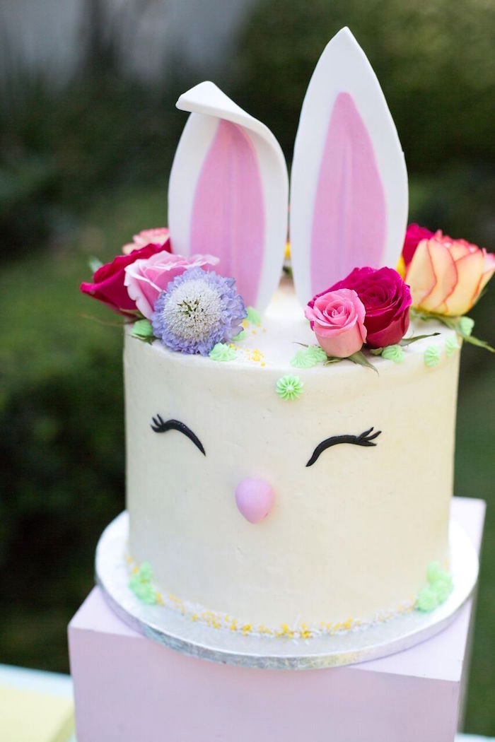 Easter Birthday Cake
 Kara s Party Ideas Easter Garden Party