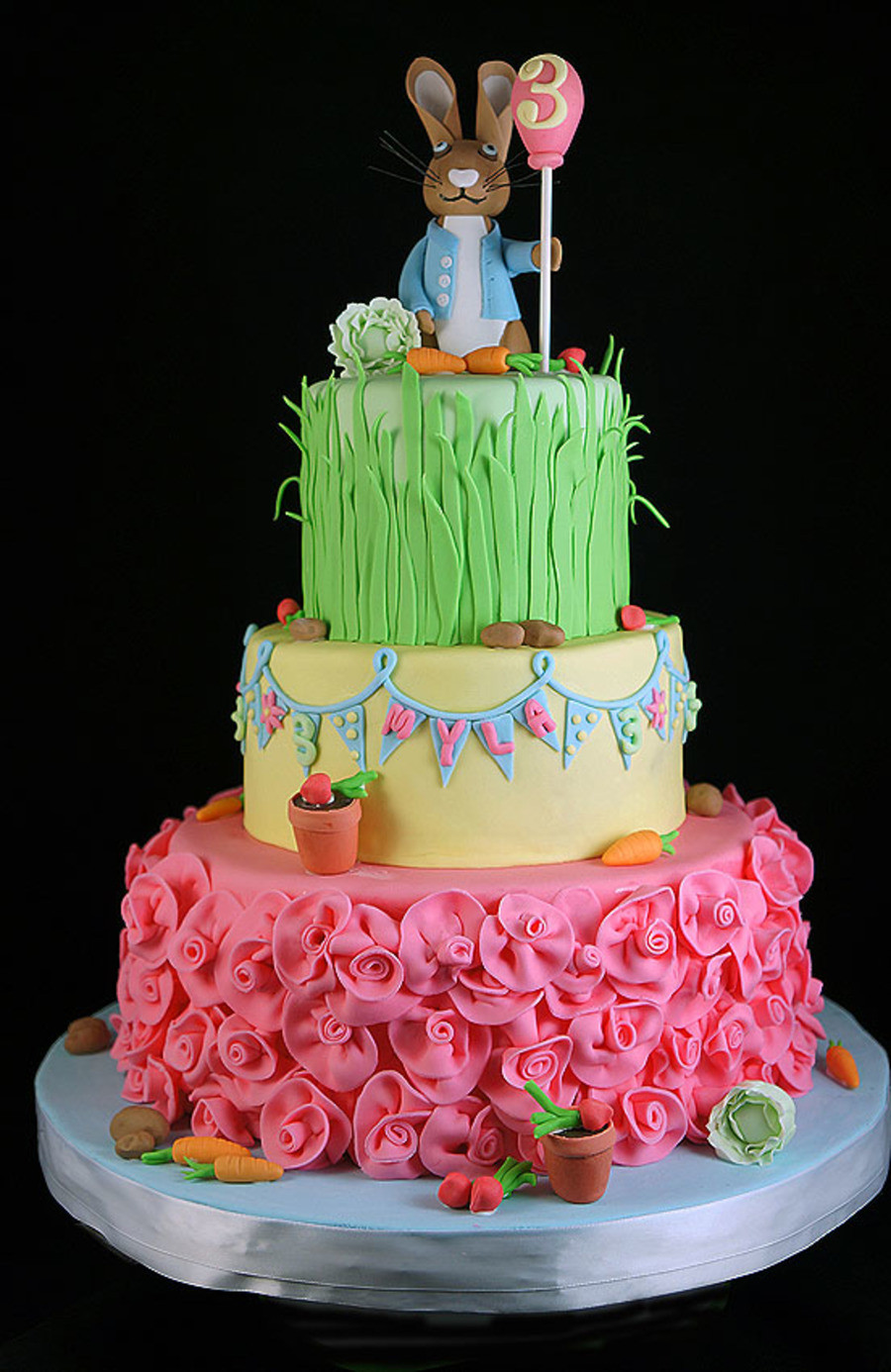 Easter Birthday Cakes
 Peter Rabbit Themed Cake For An Easter Birthday 5 8 11