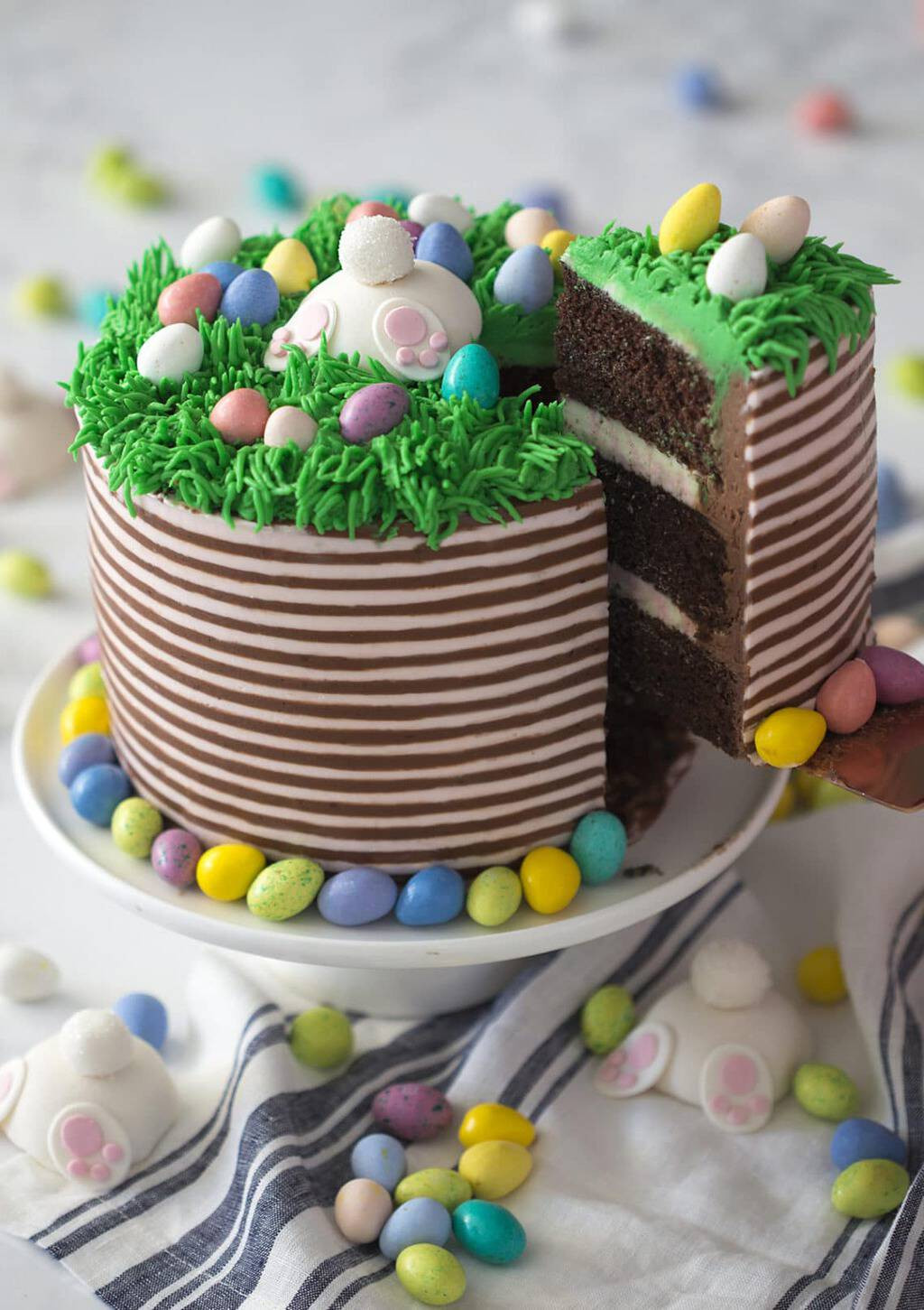 Easter Bunny Cake Recipe
 Bunny Butt Easter Cake Preppy Kitchen