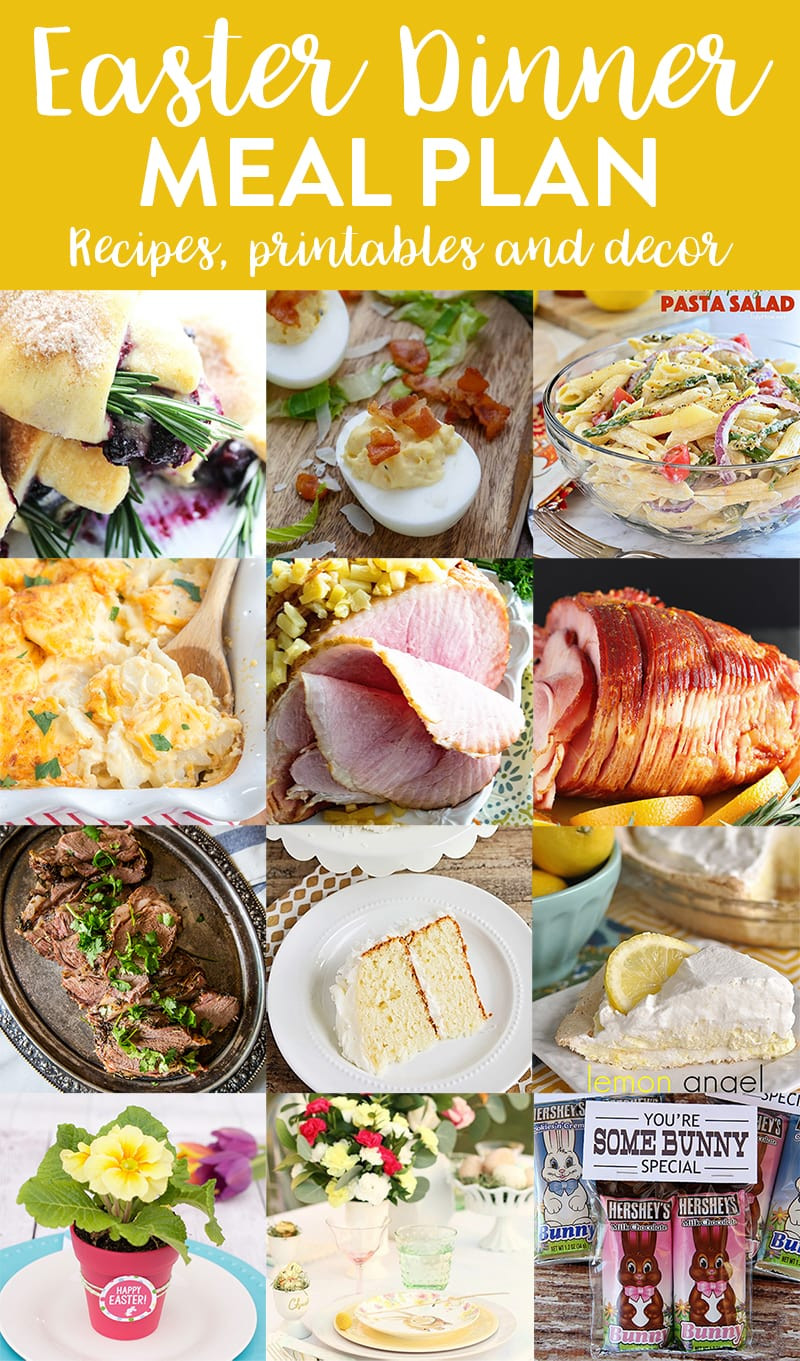 Easter Dinner Party Ideas
 Easy Easter Dinner Meal Plan and Party Ideas