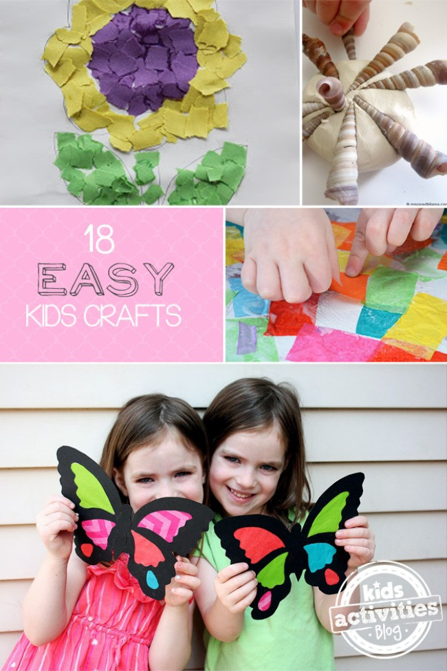 Easy Activities For Kids
 18 Easy Crafts for Kids