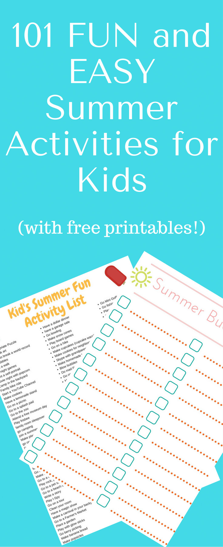 Easy Activities For Kids
 101 Easy Summer Activities for Kids Clarks Condensed