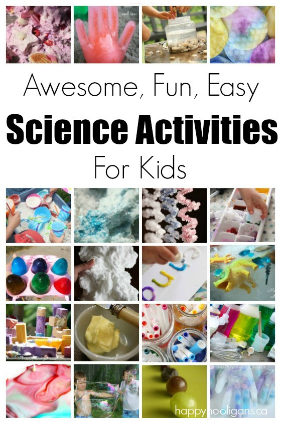 Easy Activities For Kids
 Science Activities for Kids Happy Hooligans