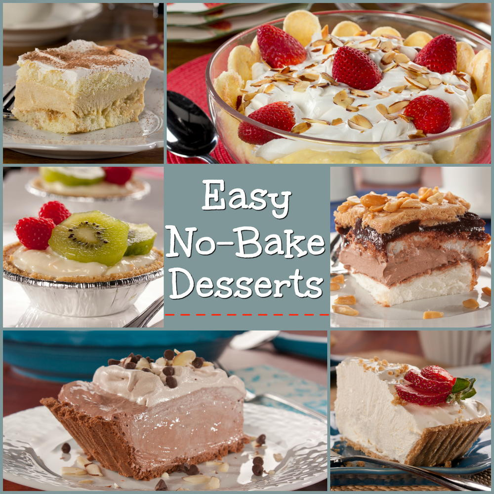 Easy And Quick Desserts
 Easy No Bake Desserts