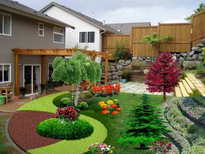 Easy Backyard Landscaping Ideas
 Turn Your Backyard Into a Relaxing Outdoor Living Area