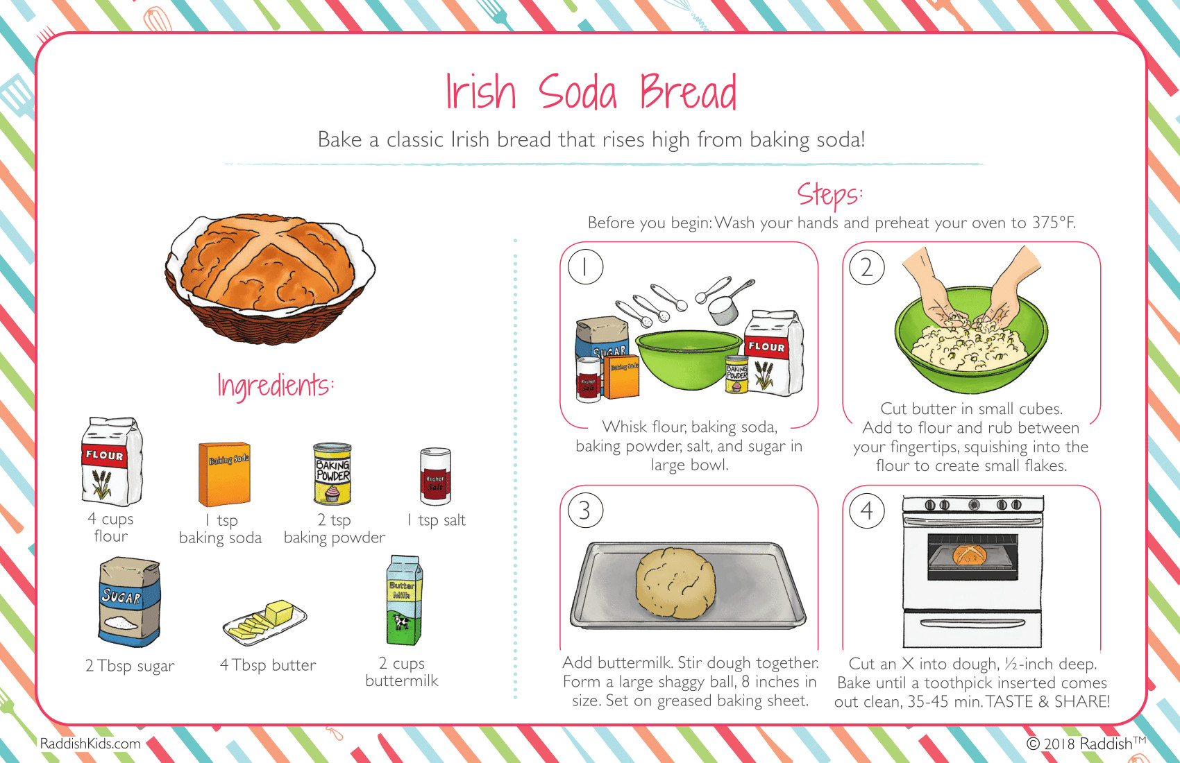 Easy Bread Recipe For Kids
 Irish Soda Bread – Raddish Kids