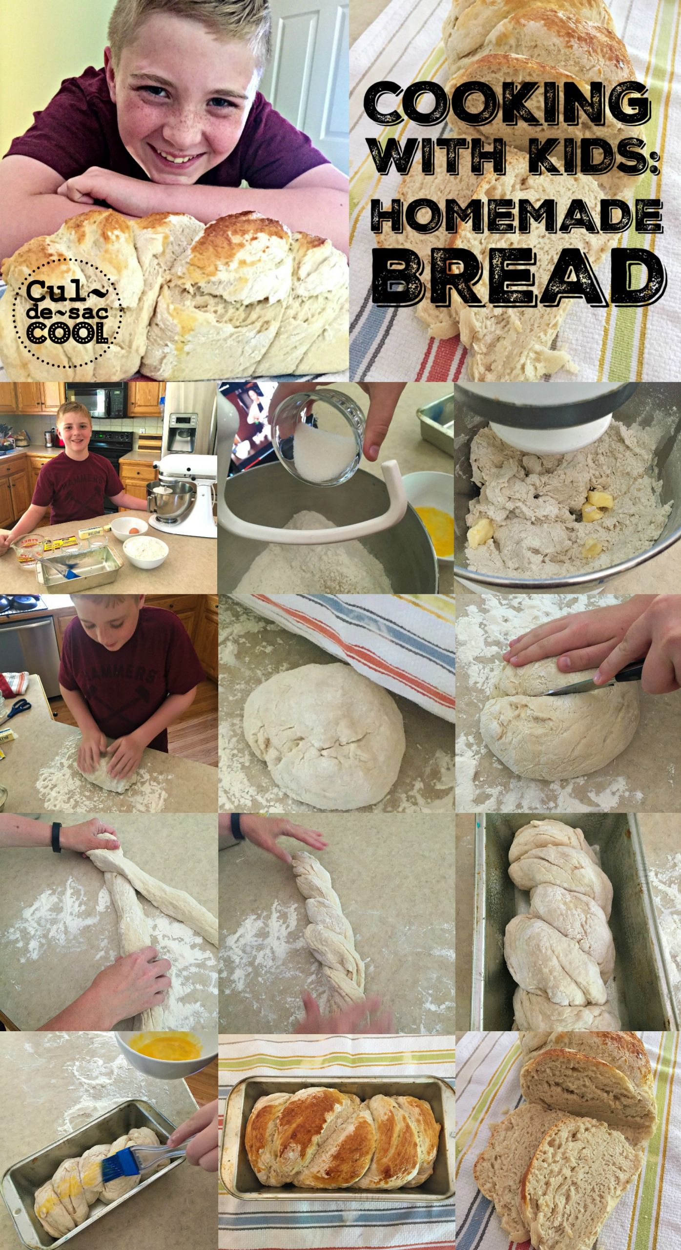 Easy Bread Recipe For Kids
 Cooking with Kids Homemade Bread