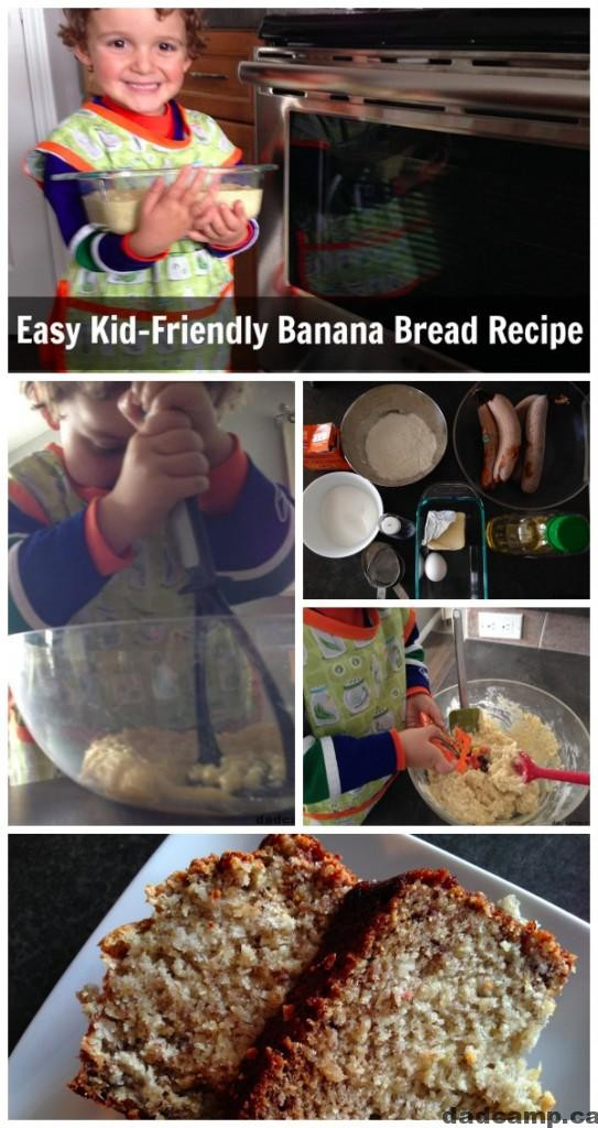 Easy Bread Recipe For Kids
 Kid Friendly and Easy Banana Bread Recipe