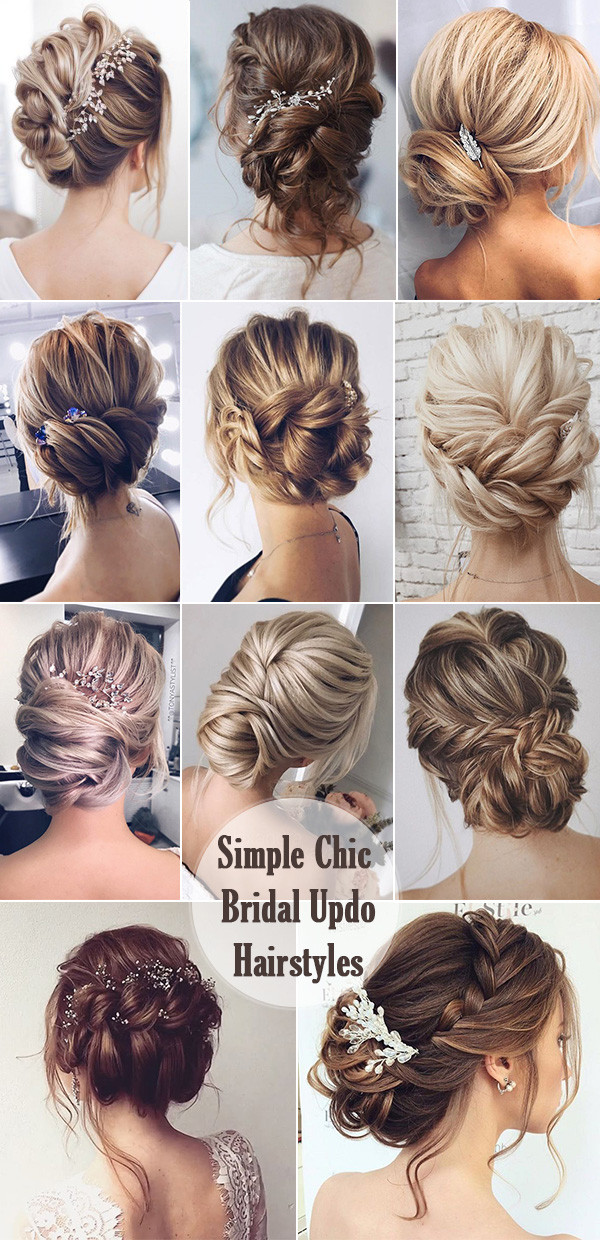 Easy Bridal Hairstyles
 25 Chic Updo Wedding Hairstyles for All Brides