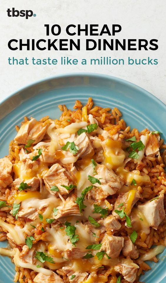 Easy Chicken Dinners
 10 Cheap Chicken Dinners That Taste Like a Million Bucks