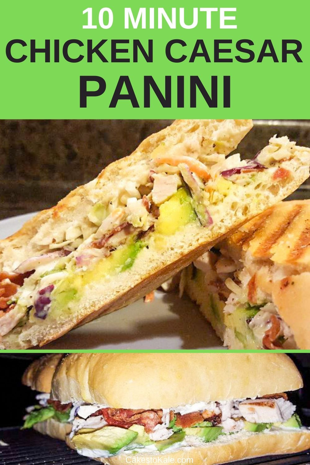 Easy Chicken Panini Recipes
 10 Minute Chicken Caesar Panini Recipe in 2020