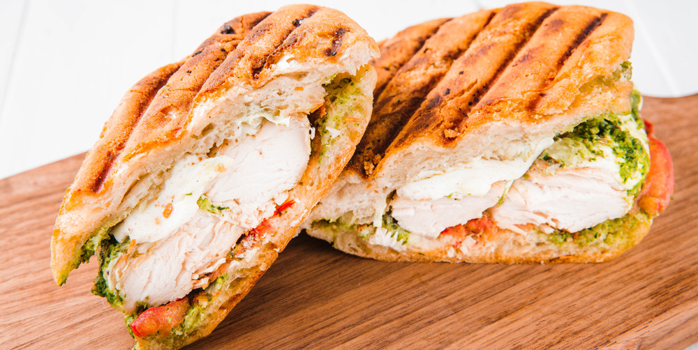 Easy Chicken Panini Recipes
 Best Chicken Pesto Panini Recipe How To Make A Panini