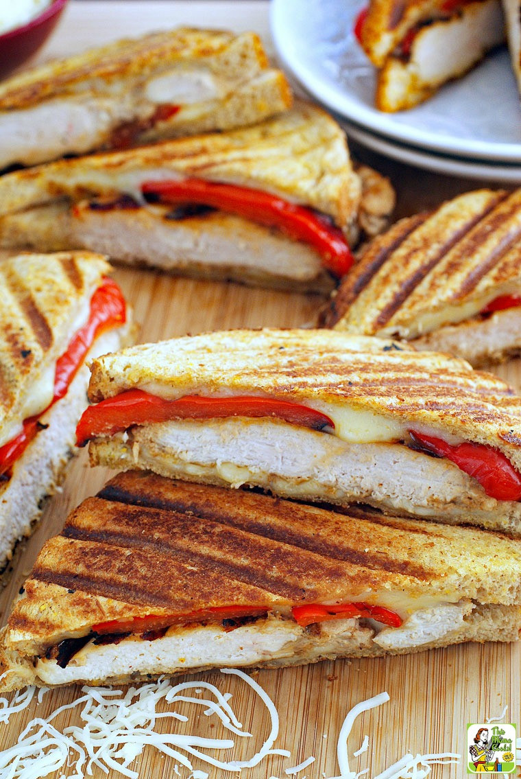 Easy Chicken Panini Recipes
 Grilled Chicken Panini Sandwich Recipe