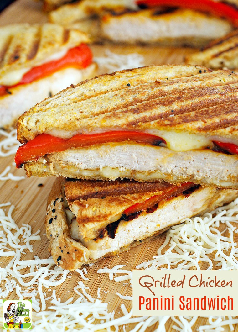 Easy Chicken Panini Recipes
 Grilled Chicken Panini Sandwich Recipe