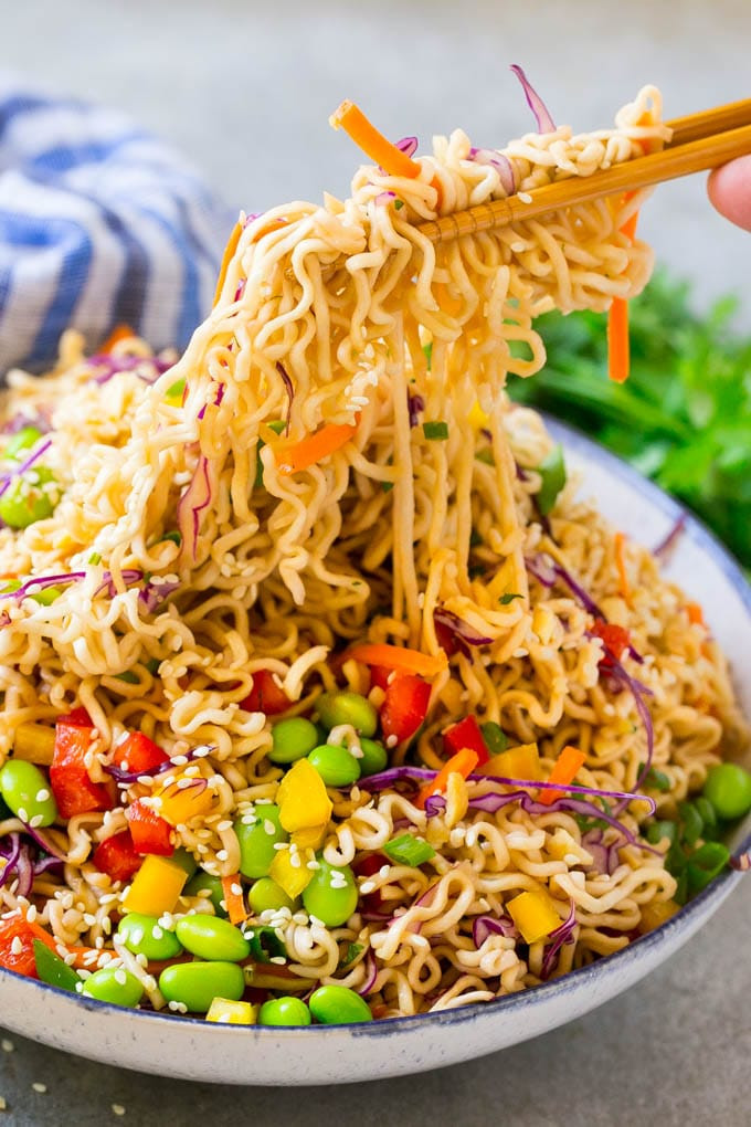 Easy Chinese Noodle Recipes
 Asian Noodle Salad Dinner at the Zoo