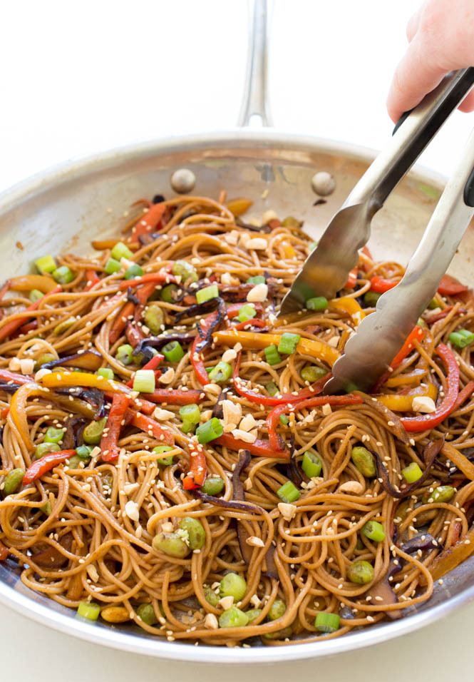 Easy Chinese Noodle Recipes
 Rainbow Ve able Noodle Stir Fry