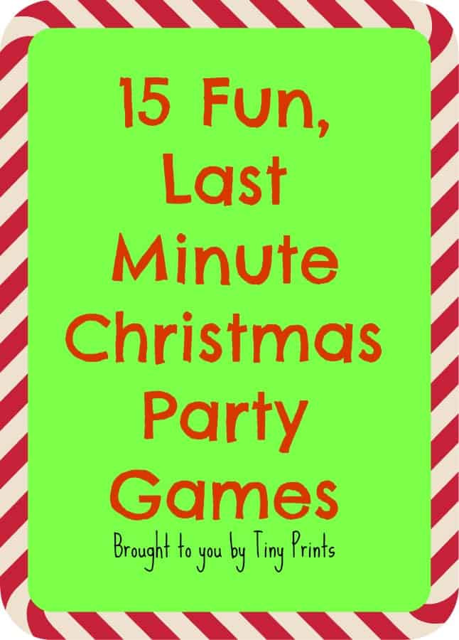 Easy Christmas Games For Adults
 Fun Last Minute Christmas Party Games Tastefully Frugal