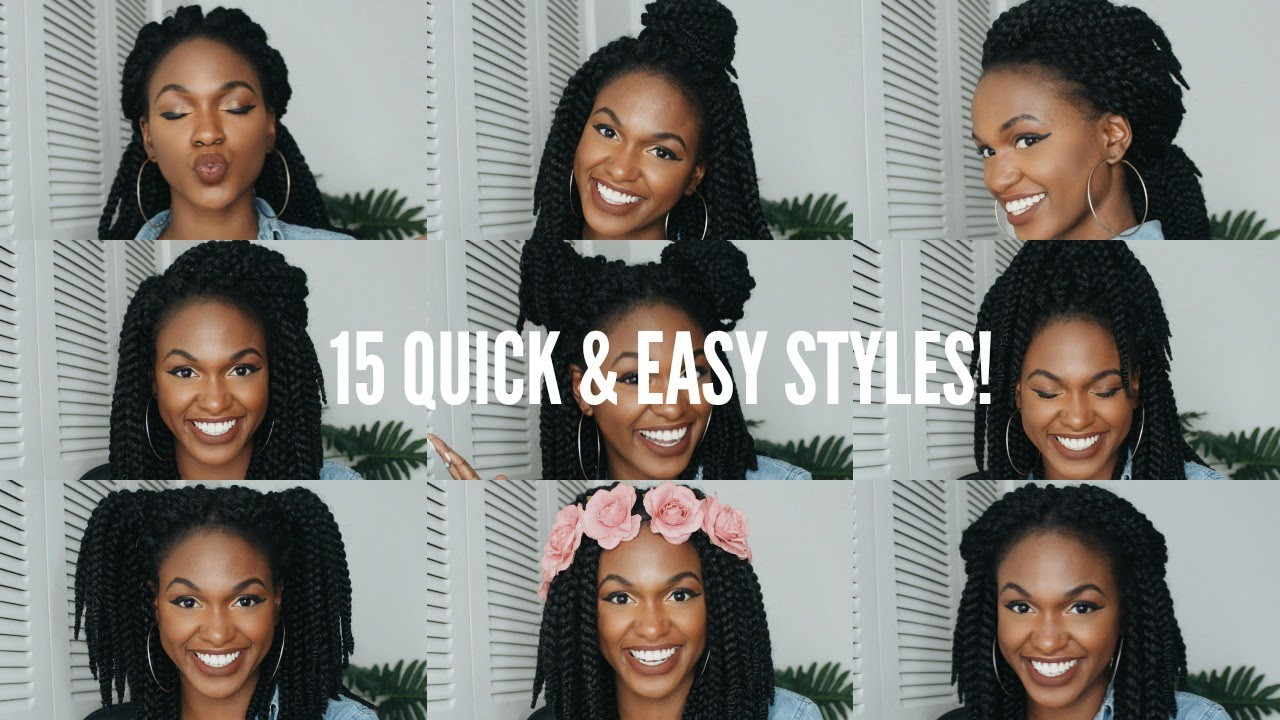 Easy Crochet Hairstyles
 15 Quick & Easy Crochet Braid Hairstyles 12in