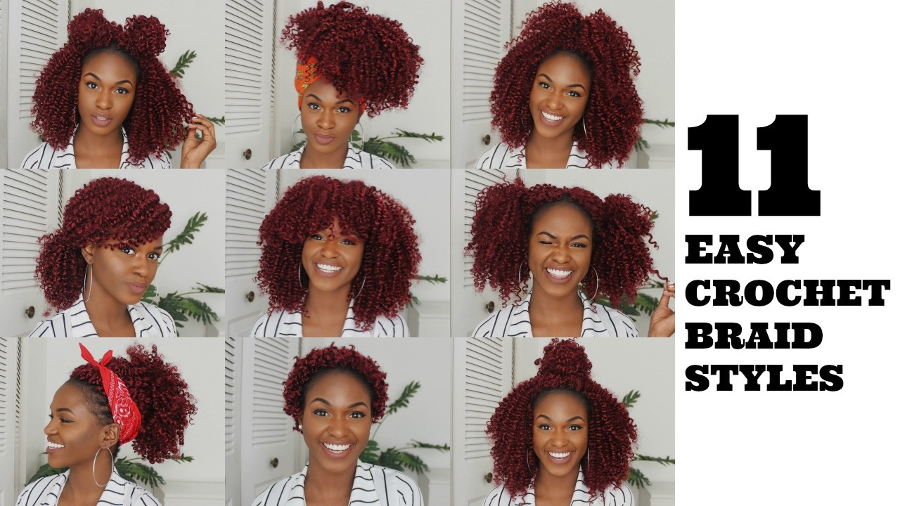 Easy Crochet Hairstyles
 11 QUICK AND EASY CROCHET BRAID STYLES