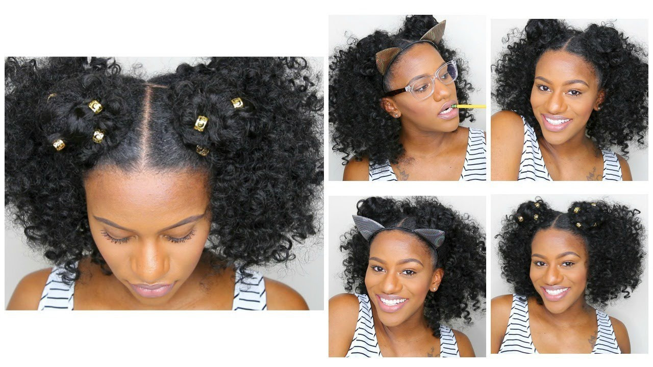 Easy Crochet Hairstyles
 3 EASY NATURAL HAIRSTYLES FOR BACK TO SCHOOL