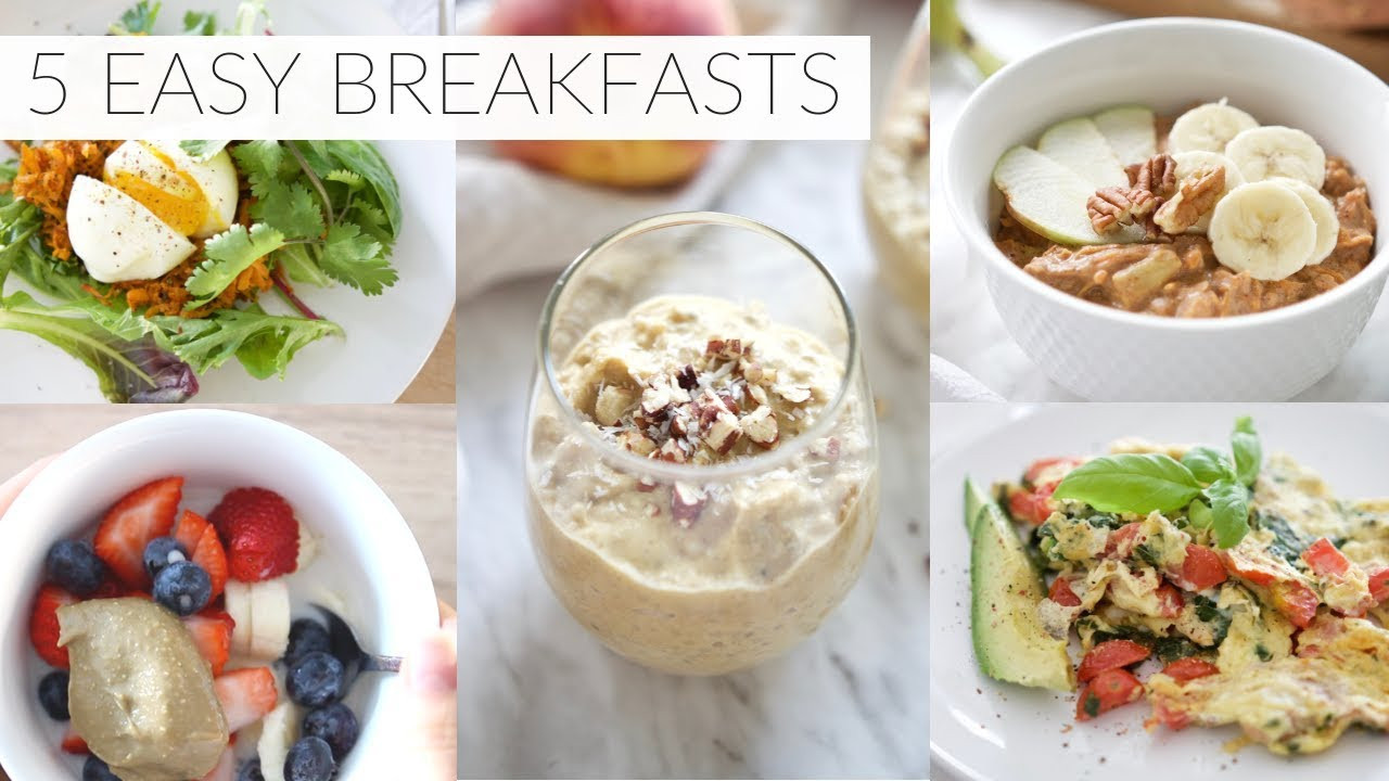 Easy Dairy Free Recipes
 5 EASY BREAKFAST RECIPES