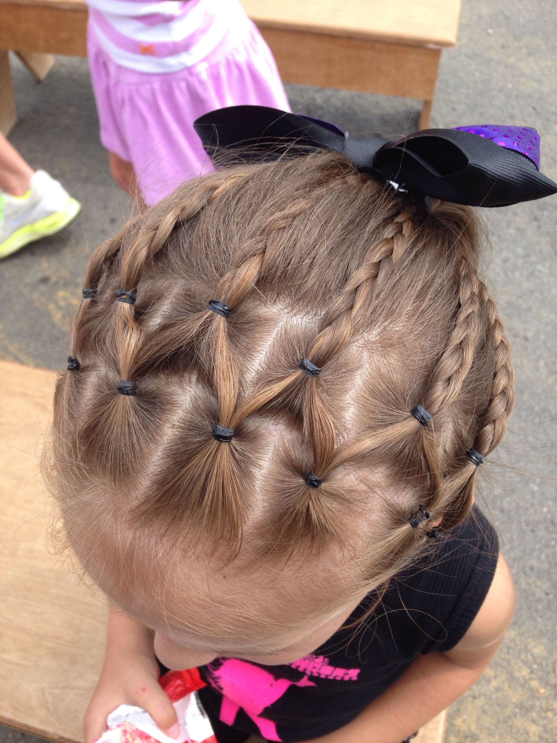 Easy Dance Hairstyles
 Little Girl Hairstyle Cute hair for dance recital