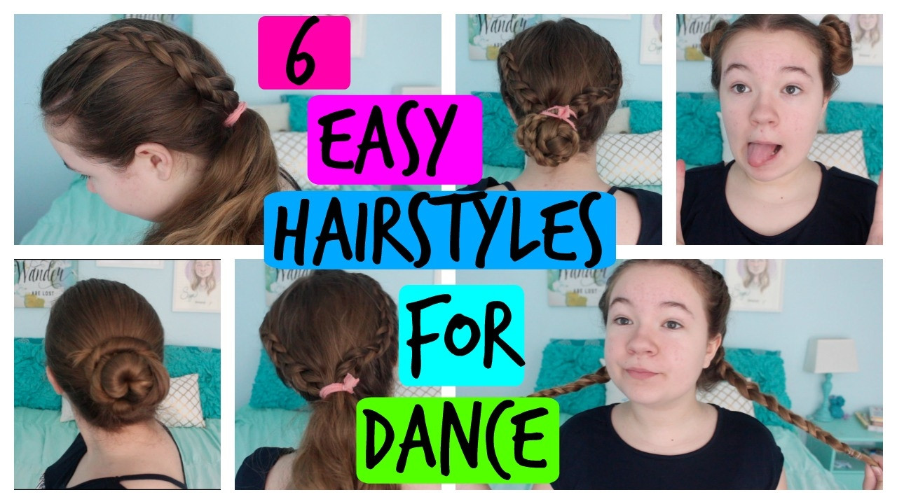 Easy Dance Hairstyles
 6 easy hairstyles for dance