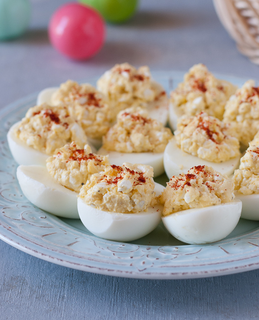 Easy Deviled Eggs
 Easy Cottage Cheese Deviled Eggs