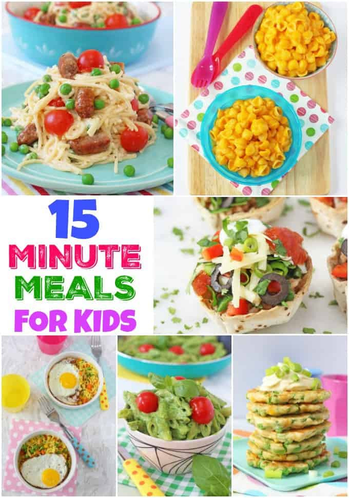 Easy Dinners For Kids
 15 The Best 15 Minute or less Kid s Dinners My