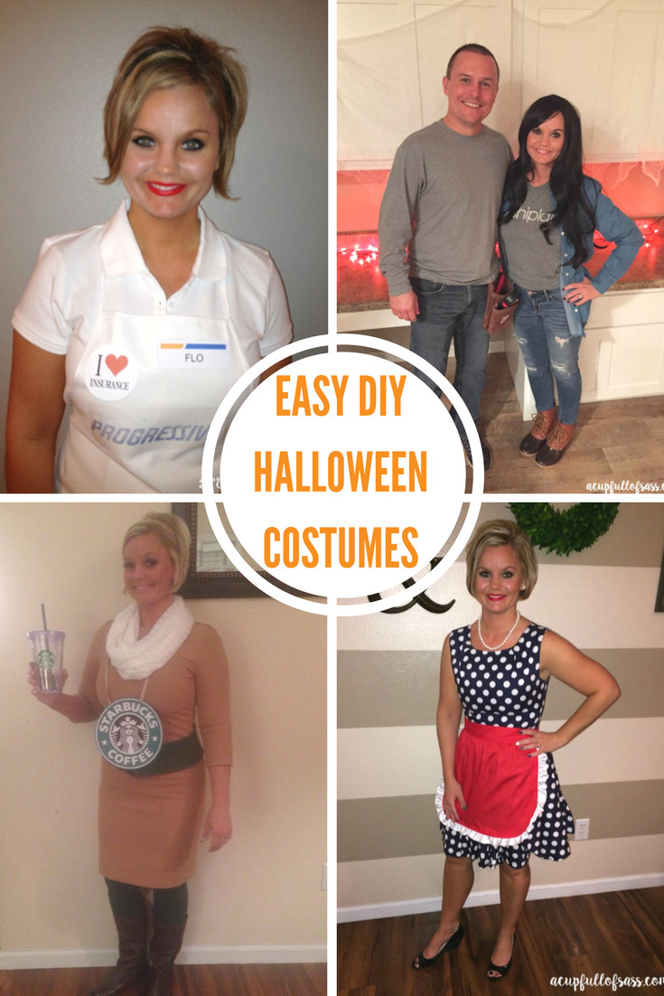 Easy DIY Adult Costumes
 DIY Halloween Costume Ideas A Cup Full of Sass