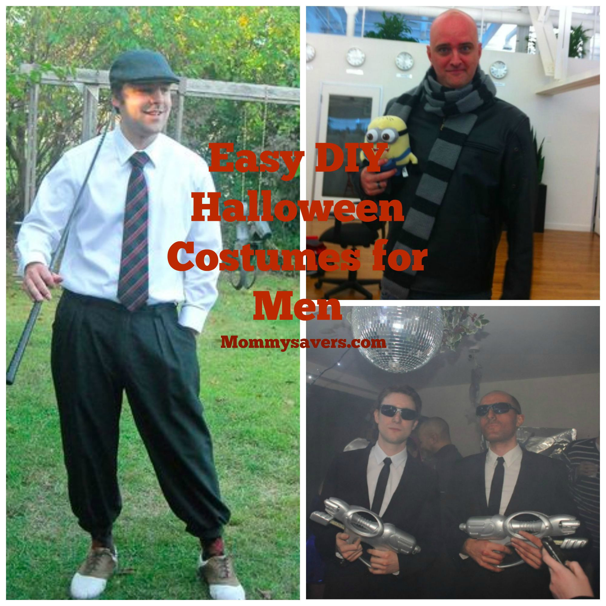 Easy DIY Costumes For Guys
 DIY Easy Halloween Costume Ideas for Men Mommysavers