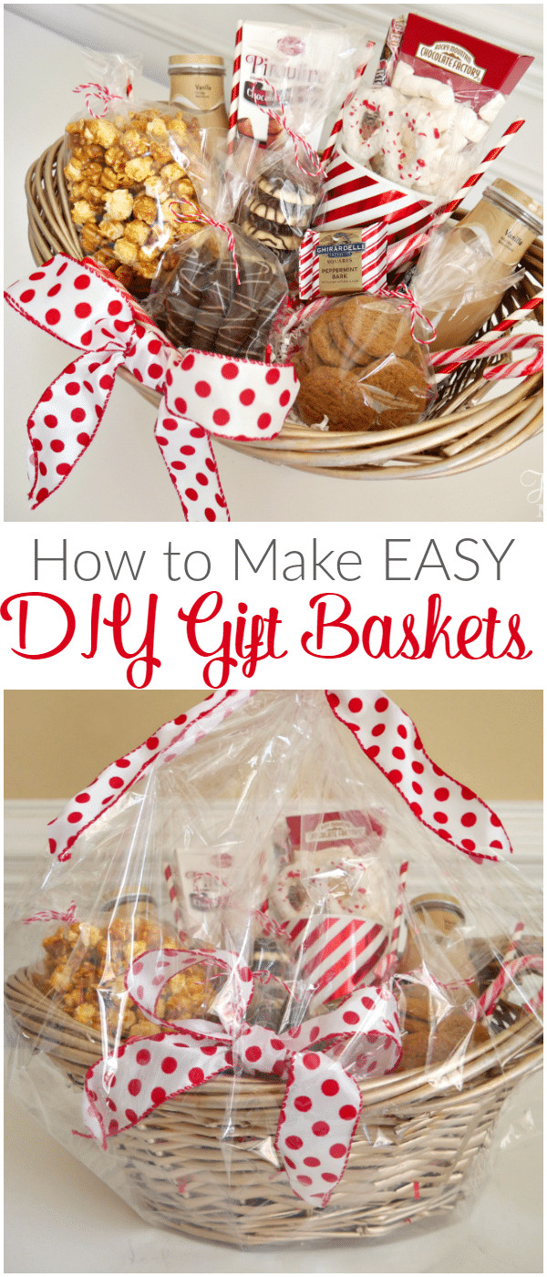 Easy Gift Baskets Ideas
 How to Make Easy DIY Gift Baskets for the Holidays A