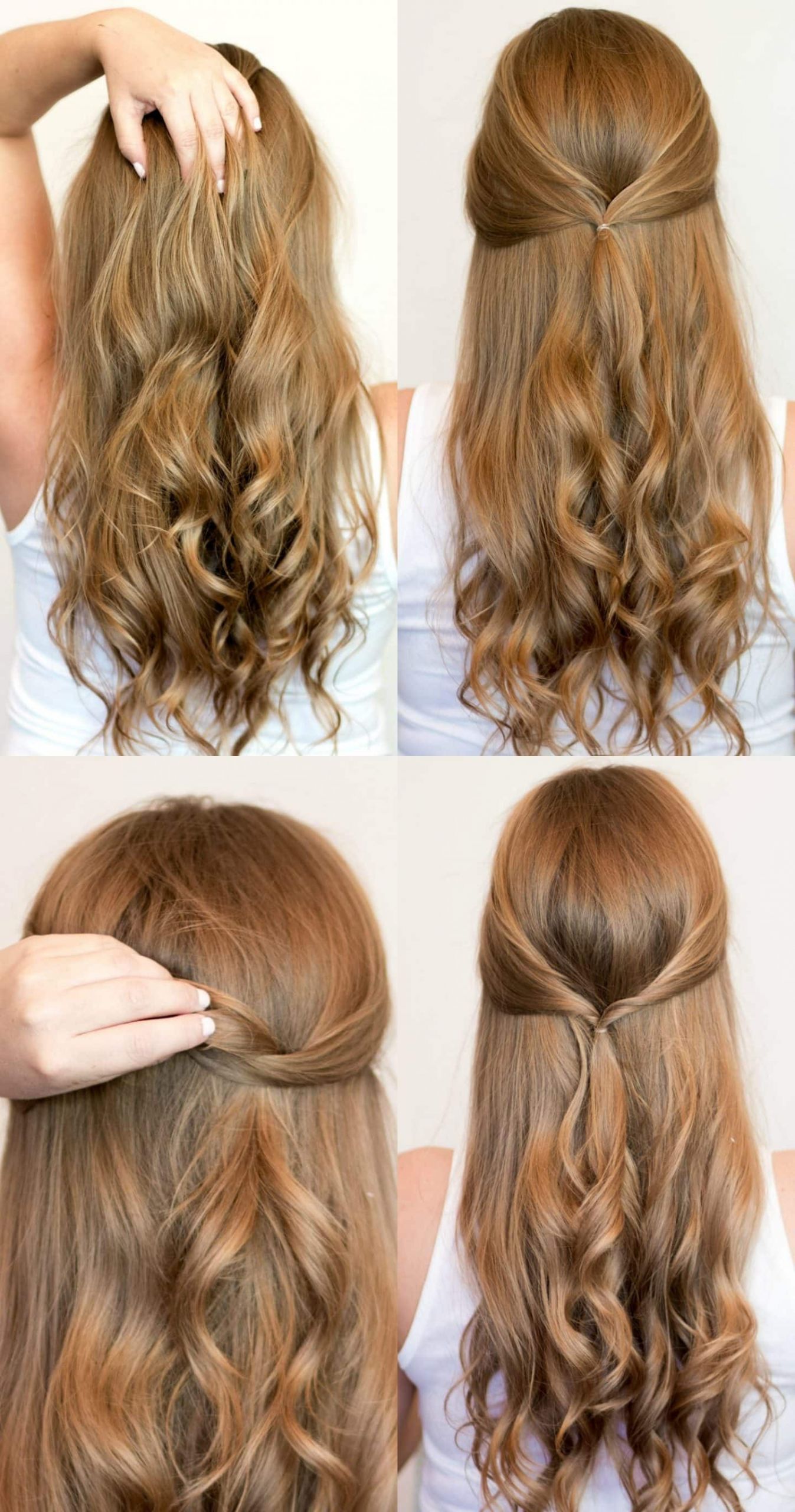 Easy Hairstyle For Long Hair
 Easy Heatless Hairstyles for Long Hair