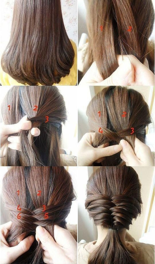 Easy Hairstyle Steps
 15 Simple Step By Step Hairstyles