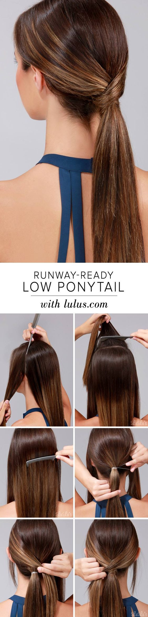 Easy Hairstyle Steps
 30 Simple Easy Ponytail Hairstyles for Lazy Girls