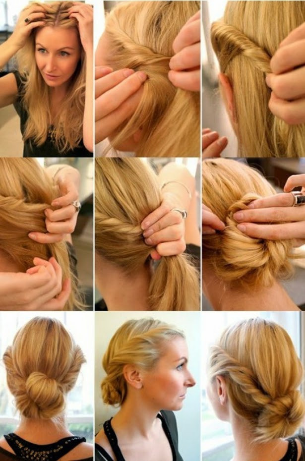 Easy Hairstyle Steps
 Beauty Land 5 Quick and Easy Hairstyles