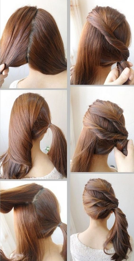 Easy Hairstyle Steps
 22 Quick and Easy Back to School Hairstyle Tutorials