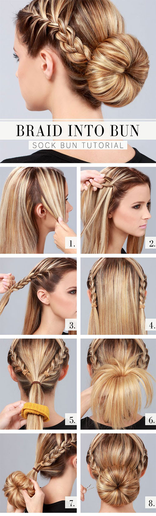 Easy Hairstyle Steps
 20 Easy Step By Step Summer Braids Style Tutorials For