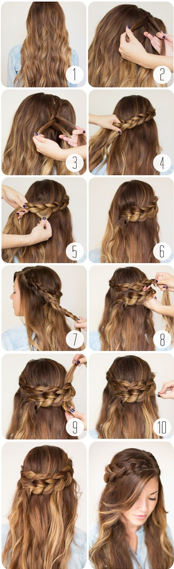 Easy Hairstyle Tutorials
 20 Cute and Easy Braided Hairstyle Tutorials