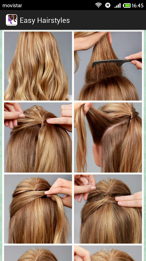 Easy Hairstyles For Long Hair To Do At Home Step By Step
 Easy Hairstyles Step by Step Android Apps on Google Play