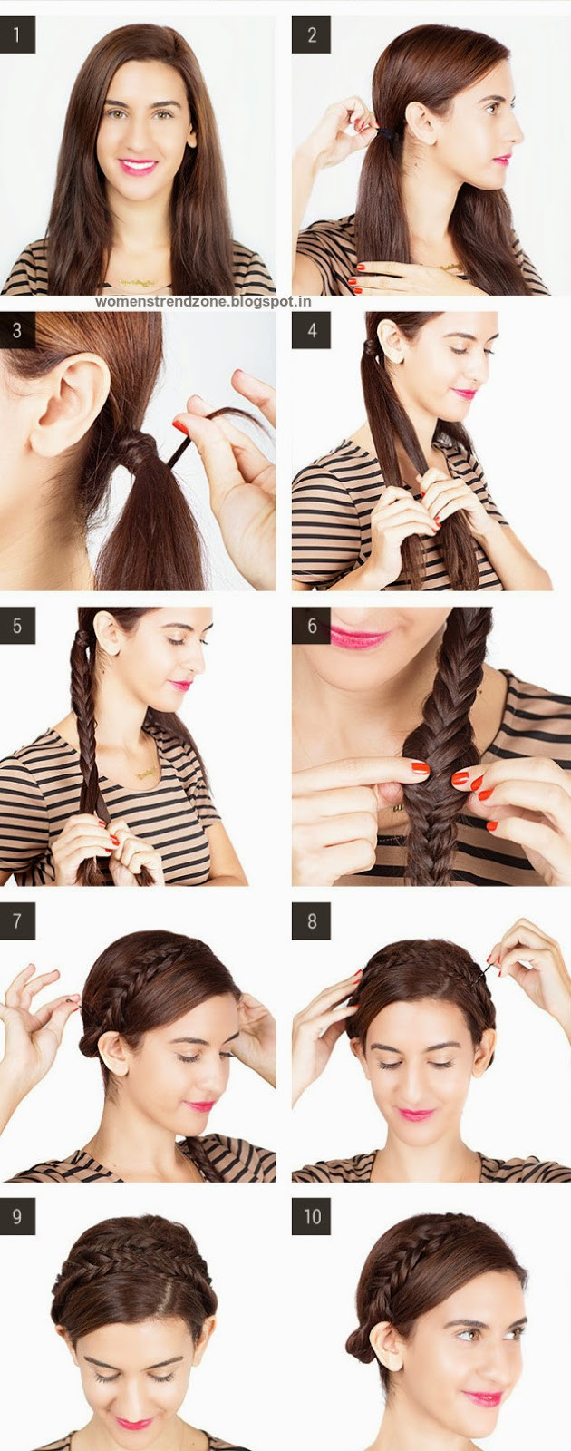 Easy Hairstyles For Long Hair To Do At Home Step By Step
 Step By Step Easy Hairstyles Instruction For Long Medium