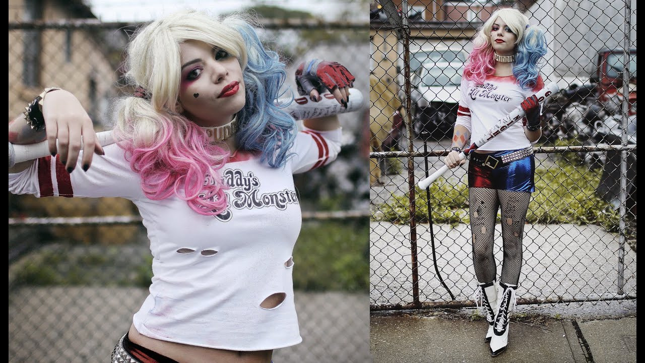 Easy Harley Quinn DIY Costume
 DIY HARLEY QUINN COSTUME SUICIDE SQUAD MARGOT ROBBIE
