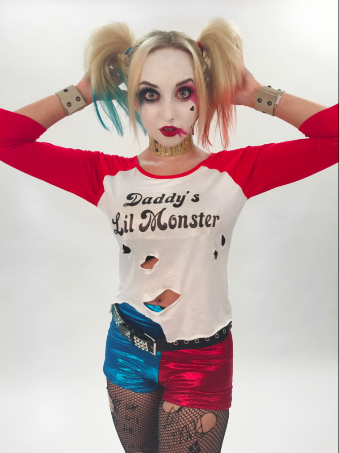 Easy Harley Quinn DIY Costume
 Total Sorority Move