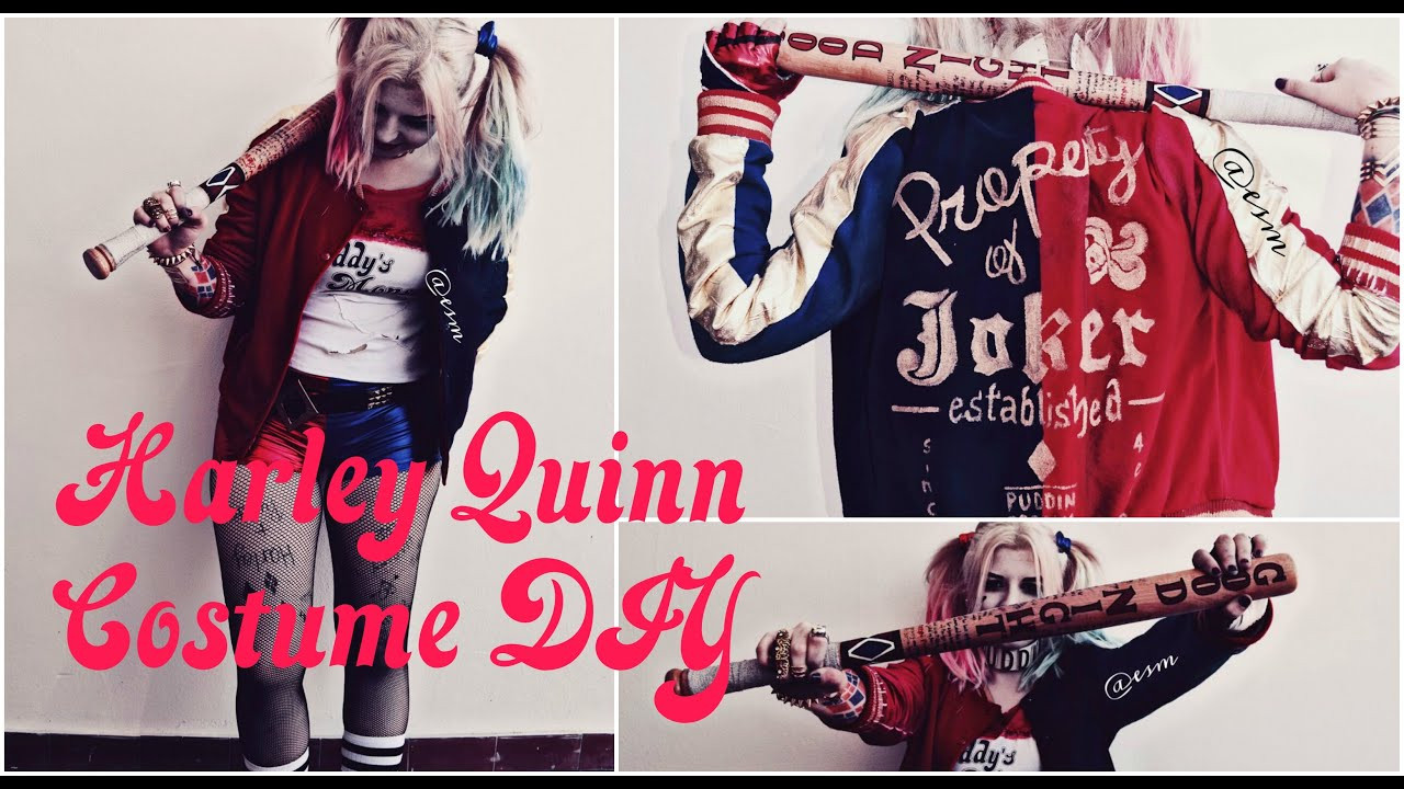 Easy Harley Quinn DIY Costume
 Harley Quinn Suicide Squad costume DIY